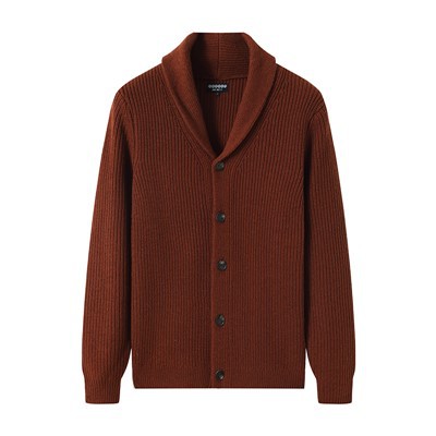 Cardigan masculino com botão frontal